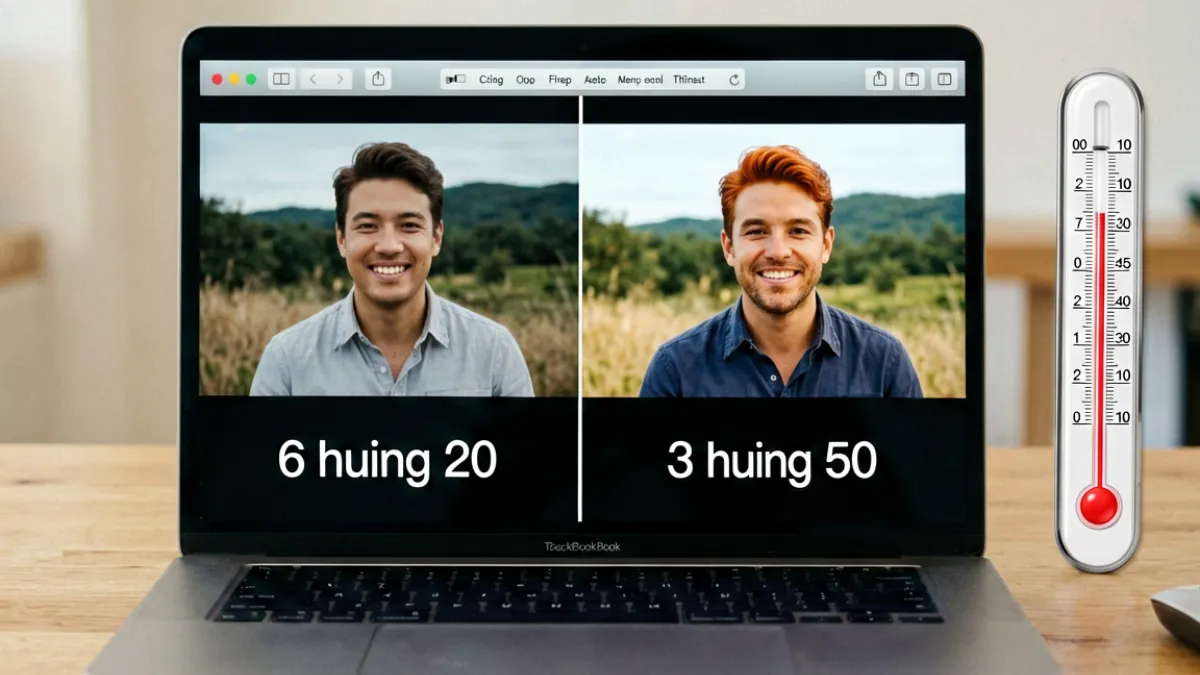 在MacBook上分别用Safari和Firefox播放同一4K视频，对比两款看片浏览器的CPU温度和电池续航差异